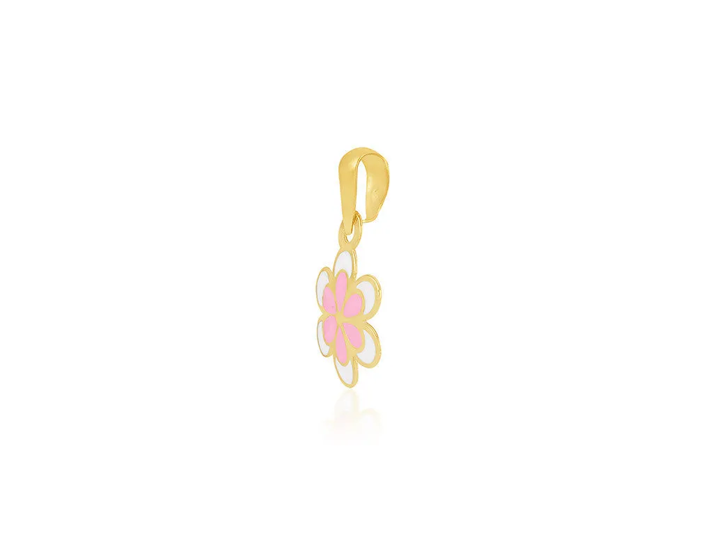 18K Gold Flowering Out Pendant <br> Le Fleur Collection