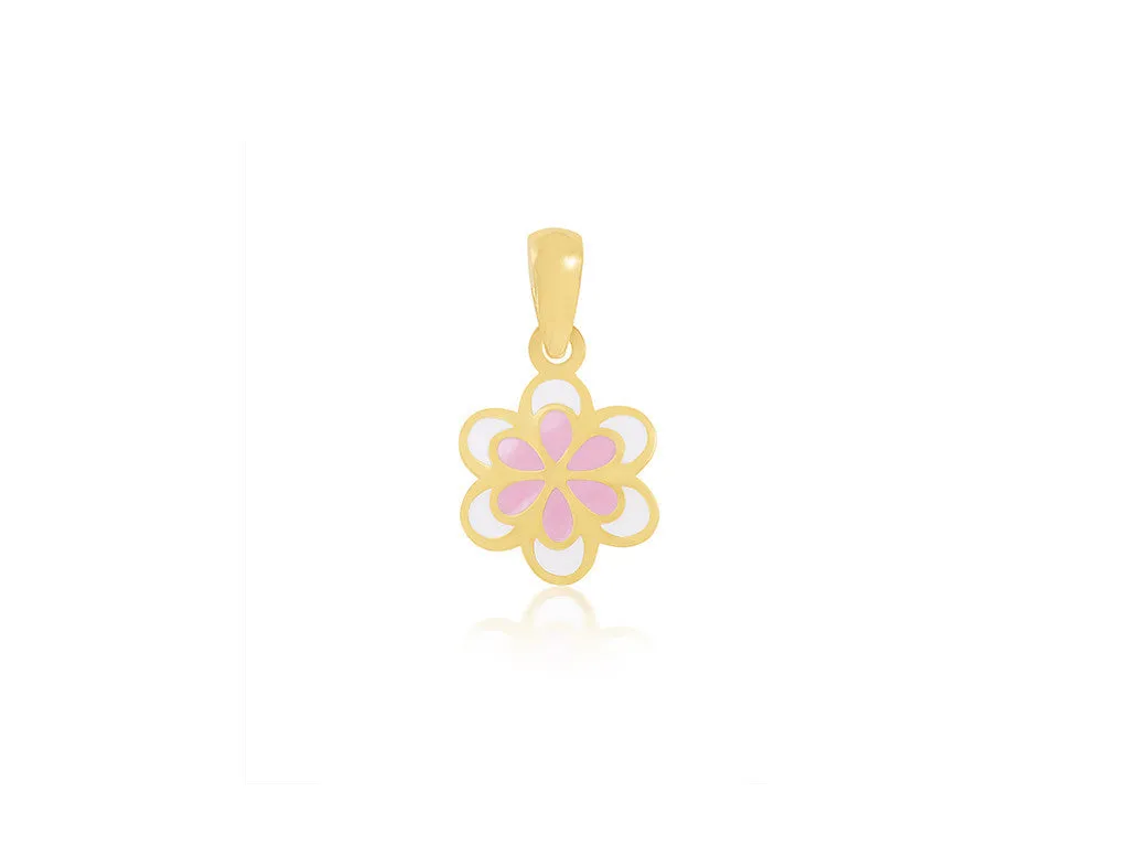 18K Gold Flowering Out Pendant <br> Le Fleur Collection