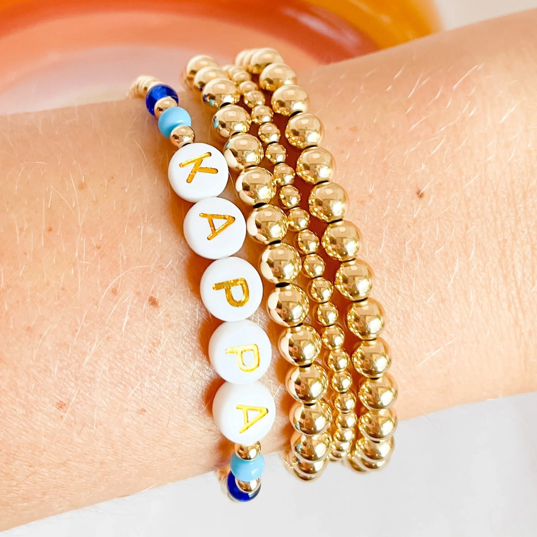 Beaded Blondes | Kappa Color Sorority Bracelet