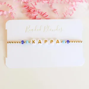 Beaded Blondes | Kappa Color Sorority Bracelet