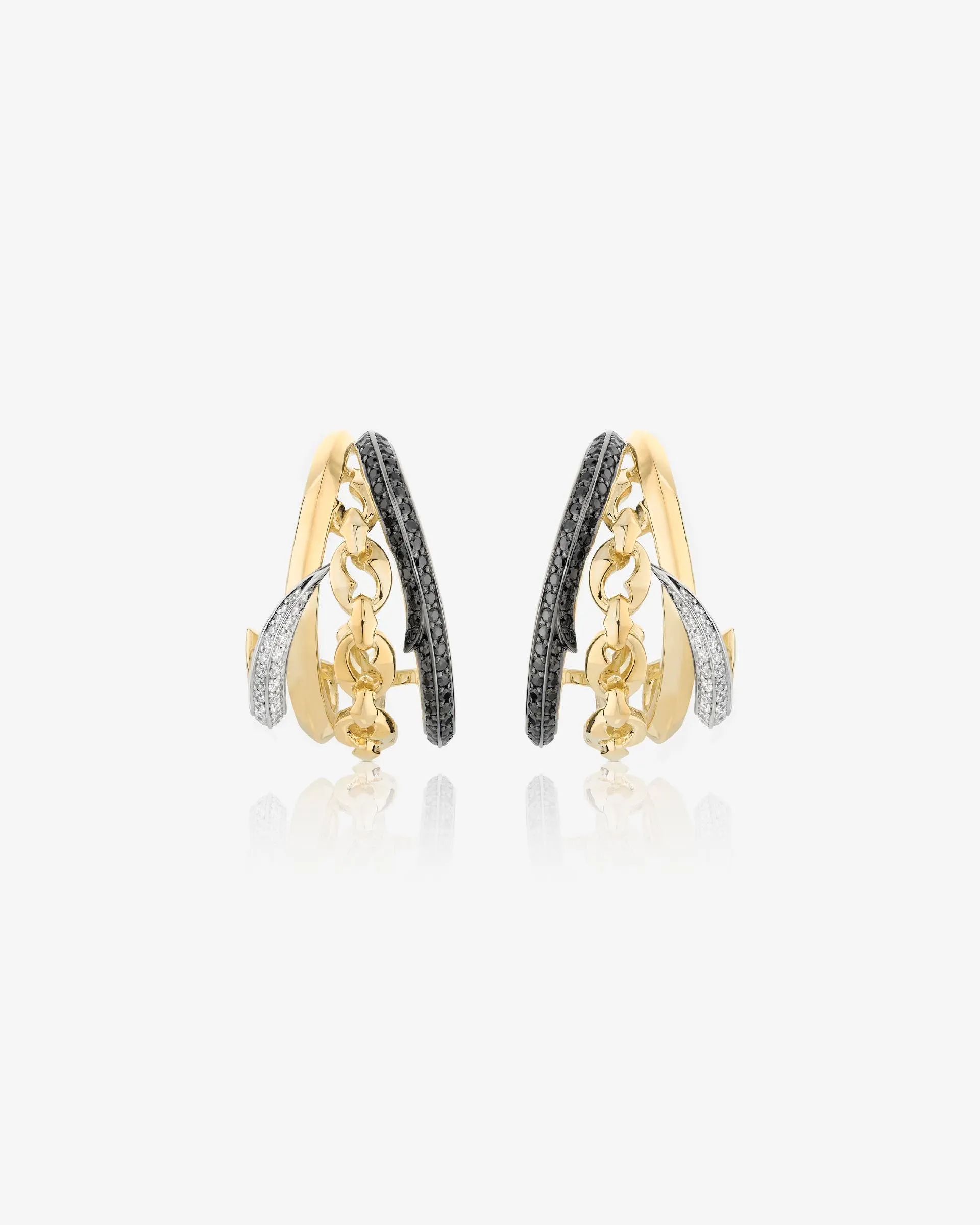Bound Together Cuff Earrings