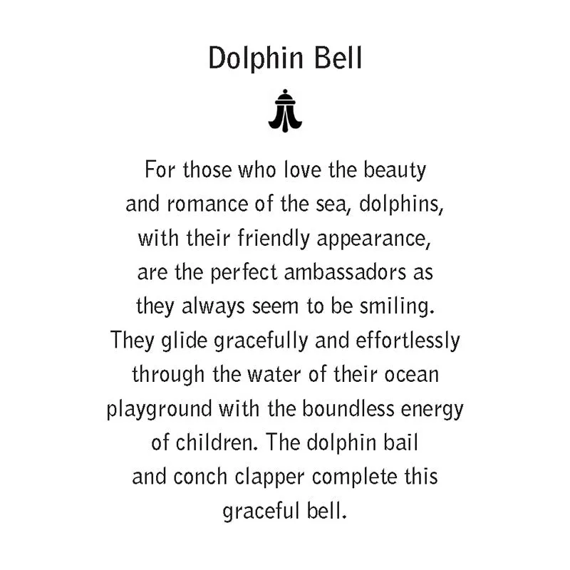 Dolphin Bell Pendant