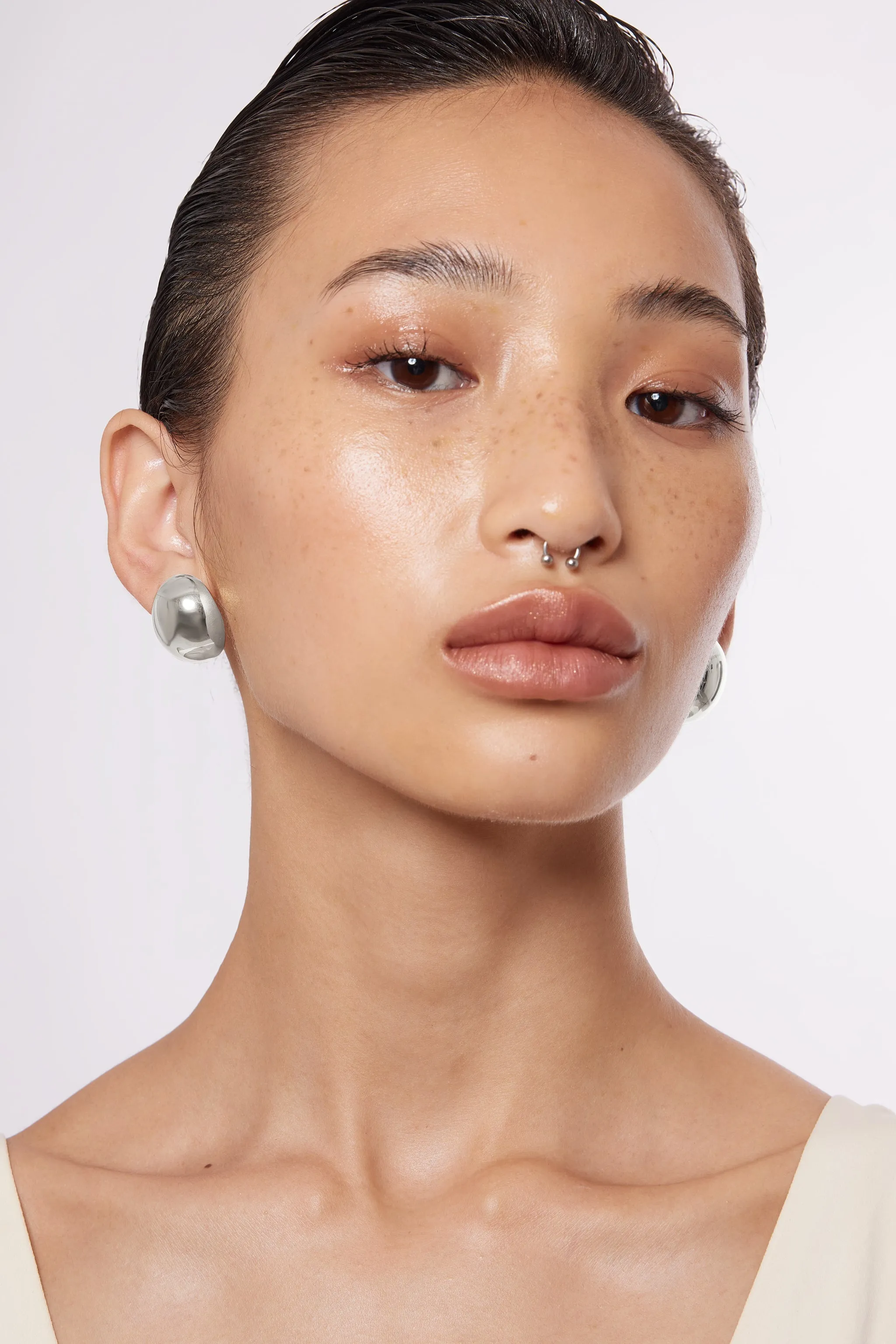Julie Silver Mega Studs