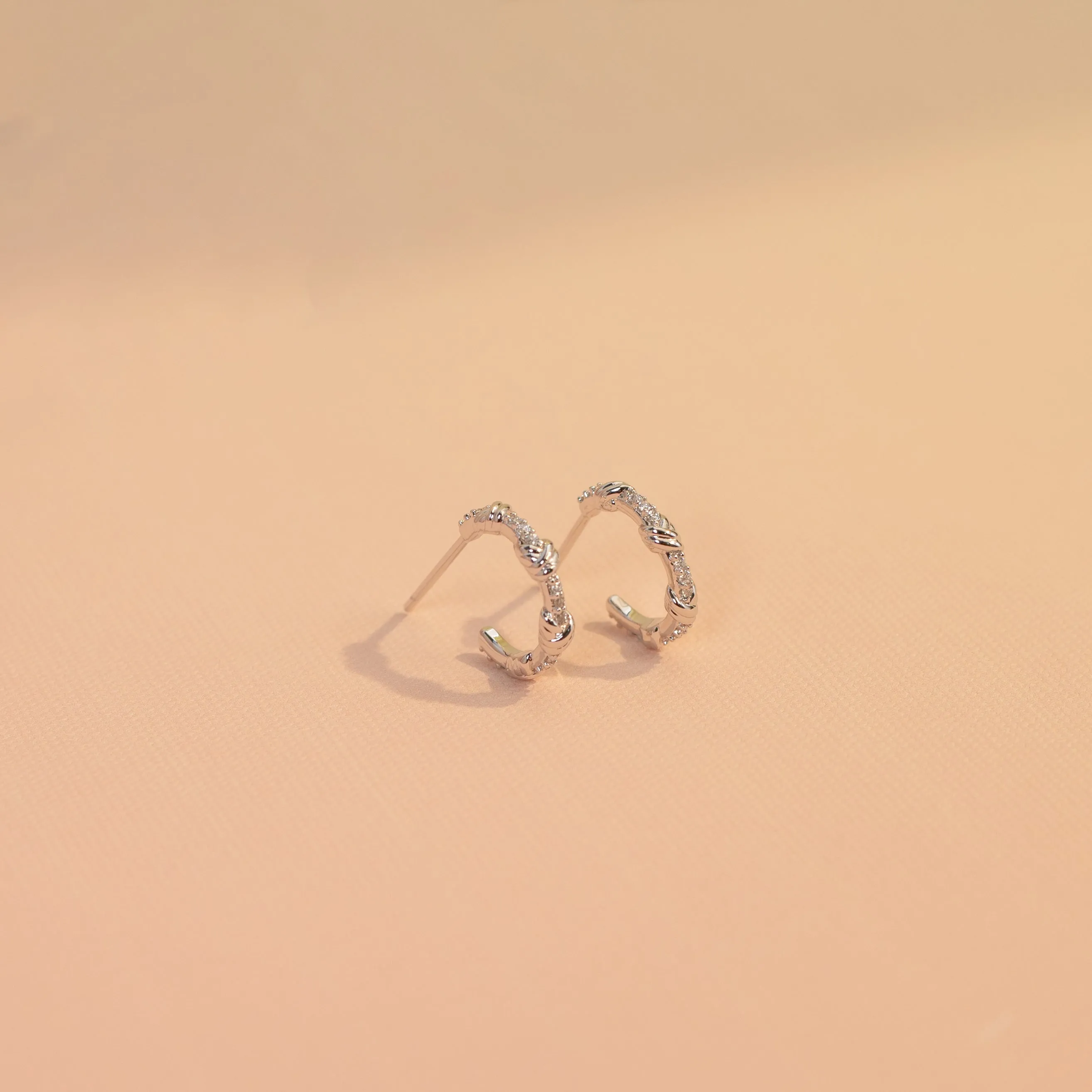 Laurette Love Knot Hoops