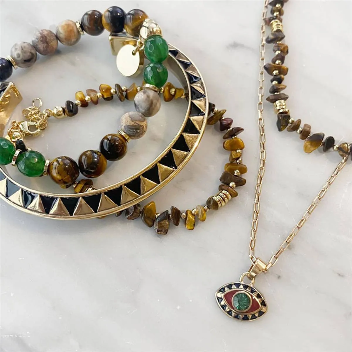 Nature Bead Necklace
