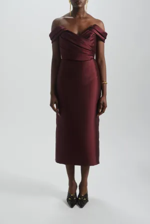Off-the-Shoulder Cocktail Dress