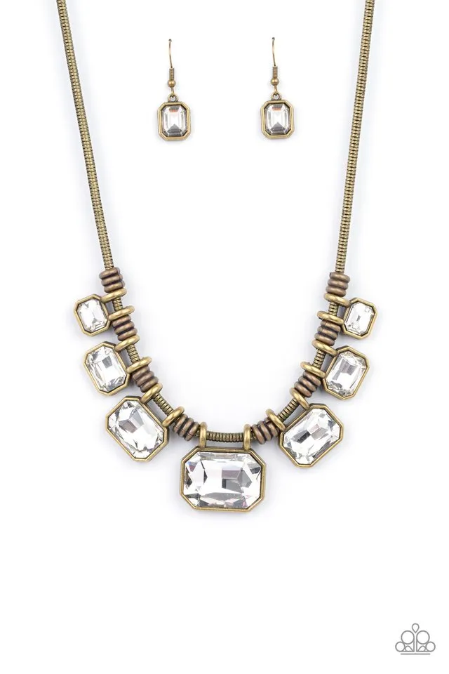 Paparazzi Necklace ~ Urban Extravagance - Brass