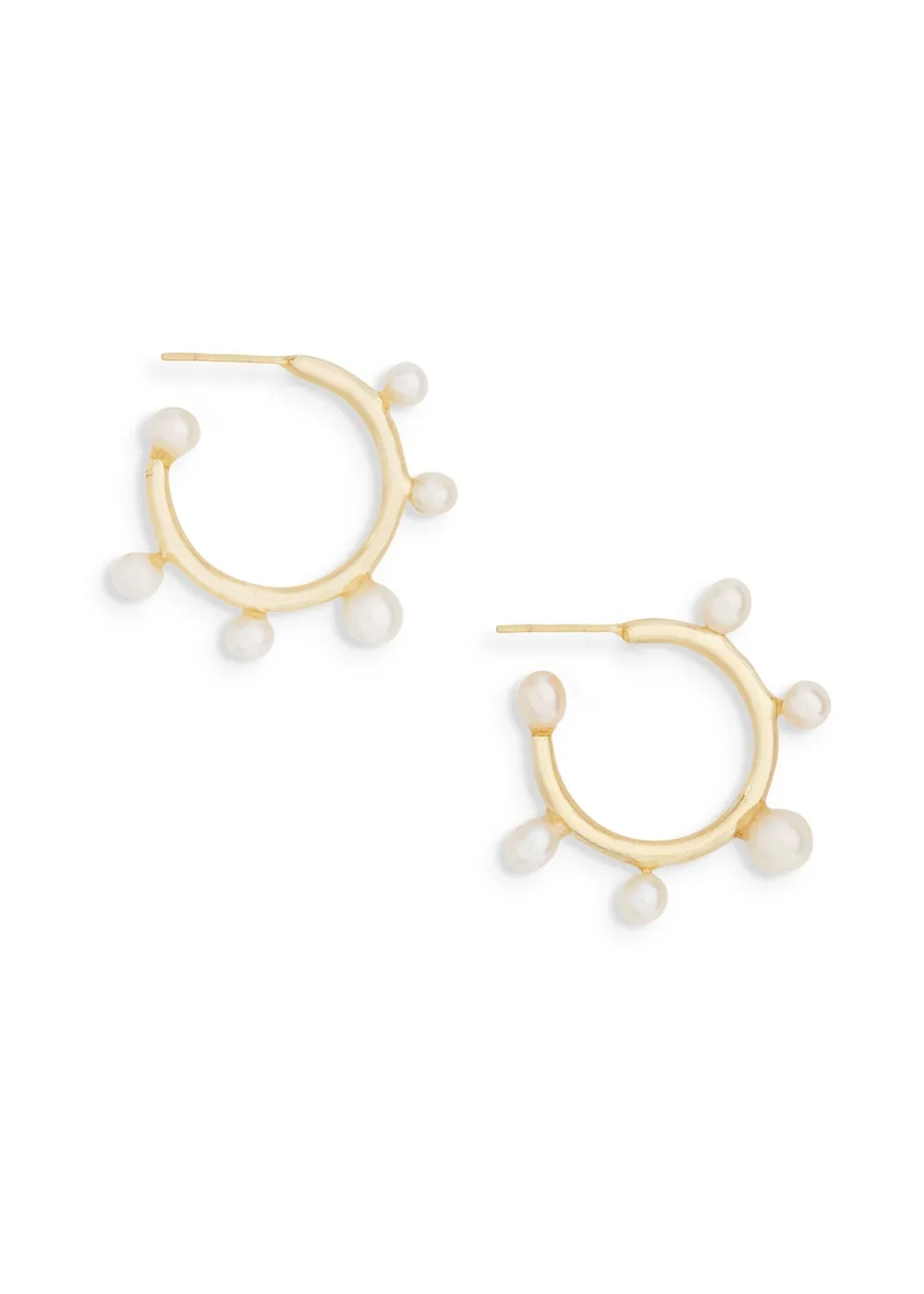 Pearl Hoops - Small