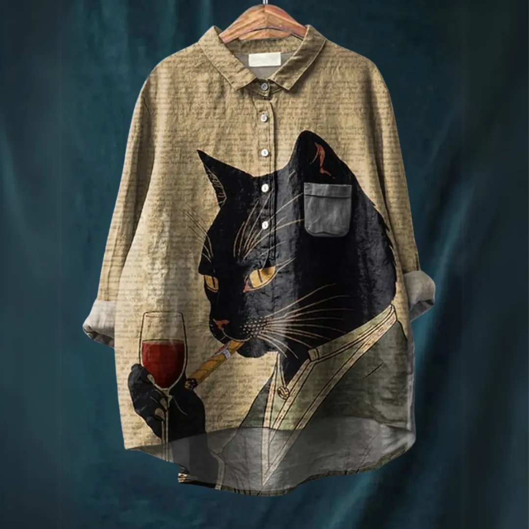 Ruby | Luxurious Art-Inspired Blouse