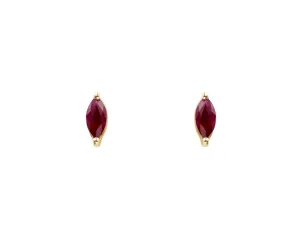 Ruby Marquise Studs