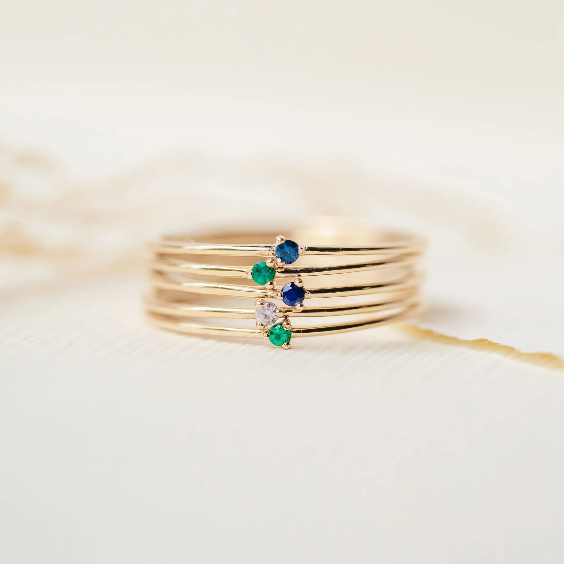 Serendipity Blue Sapphire Ring (14K Gold   Blue Sapphire)