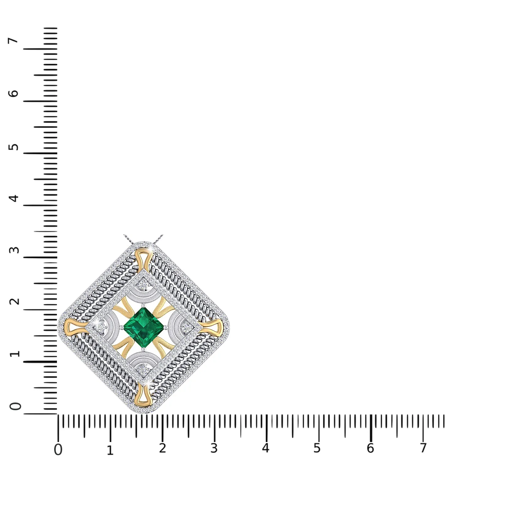 THE KAALEEN EMERALD PENDANT