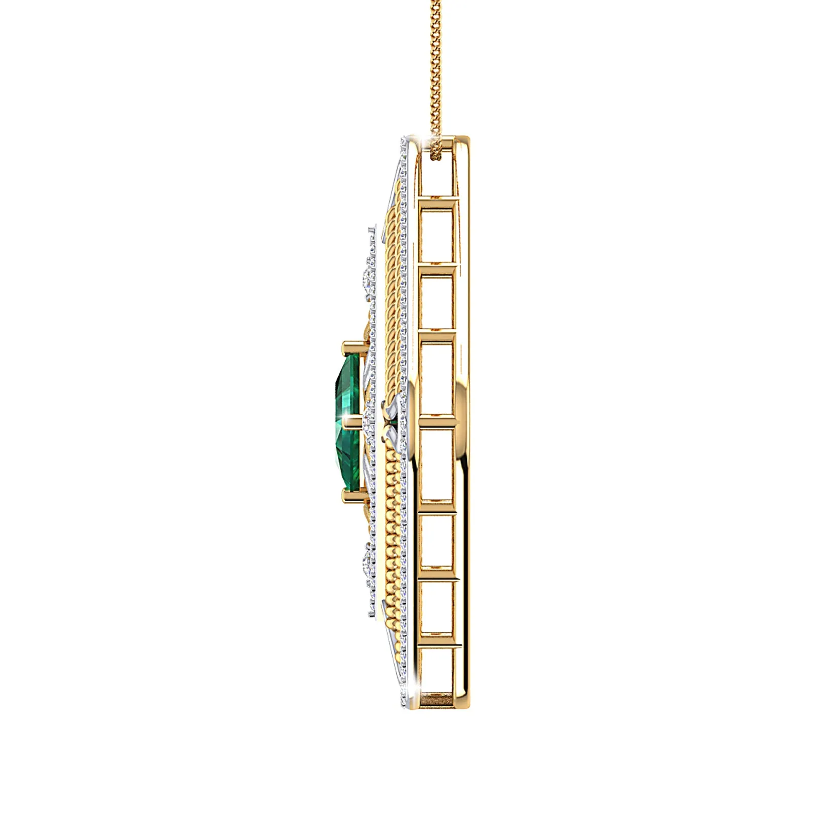 THE KAALEEN EMERALD PENDANT