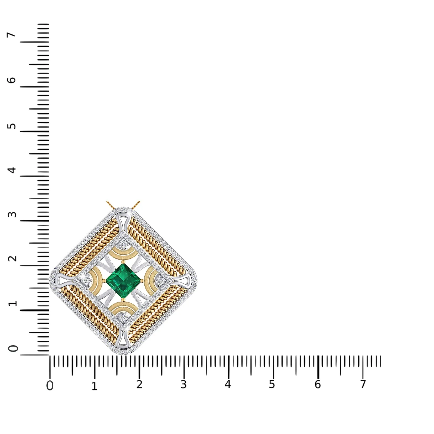 THE KAALEEN EMERALD PENDANT