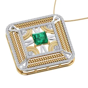 THE KAALEEN EMERALD PENDANT
