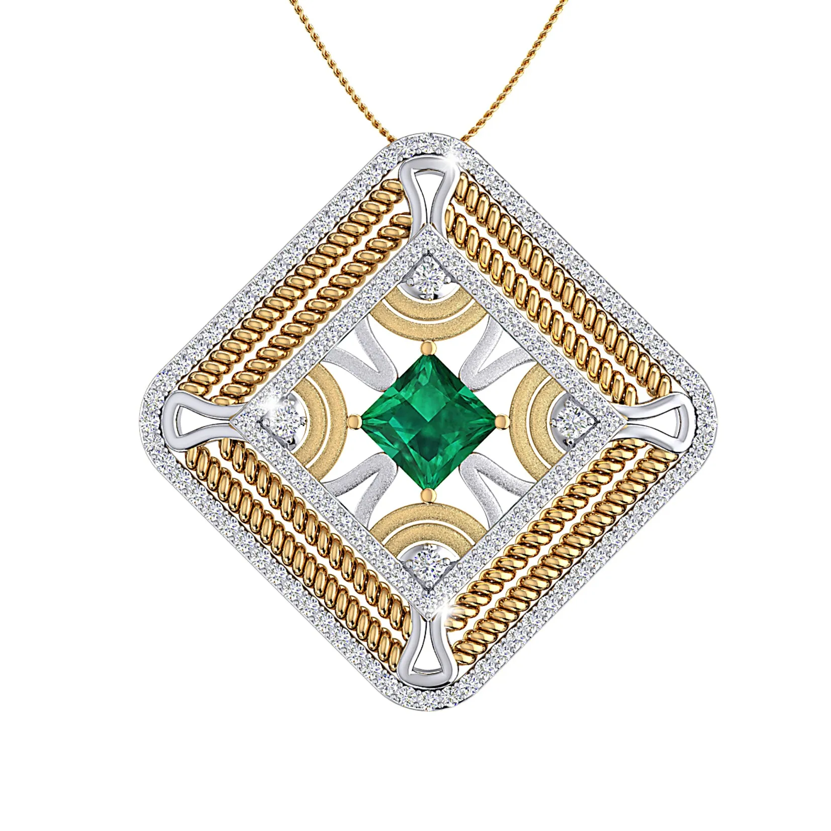 THE KAALEEN EMERALD PENDANT